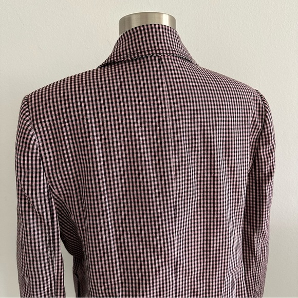 Me + Em Boyfriend Plaid Blazer Jacket Sz M - Picture 7 of 11